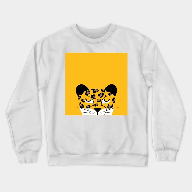 Jungle Cat Crewneck Sweatshirt by BumbleB-Design